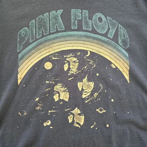 Lucky Brand Pink Floyd Retro Graphic Band Tee Shirt - Picture 8 of 14